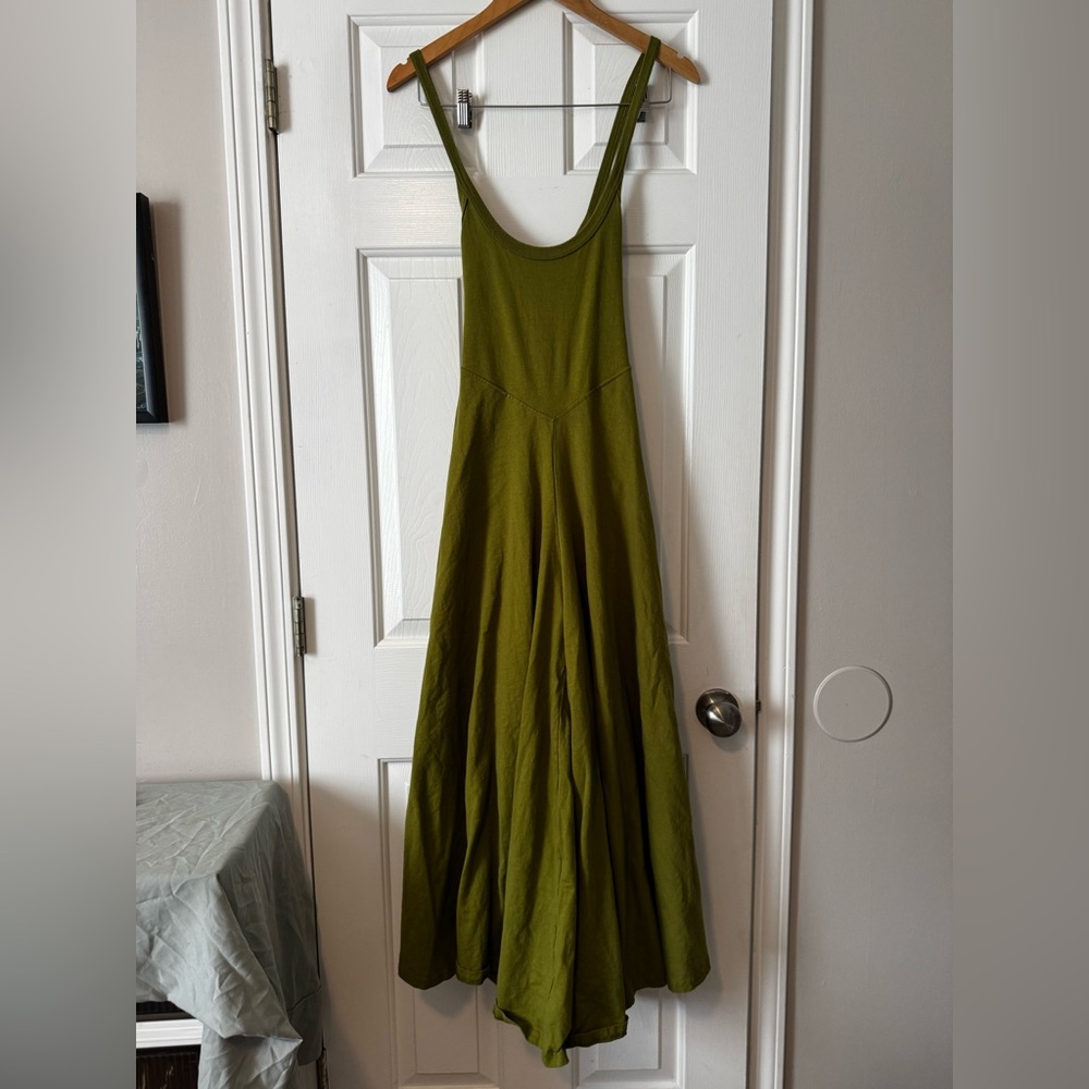 Free People Olive Green Jumpsuit